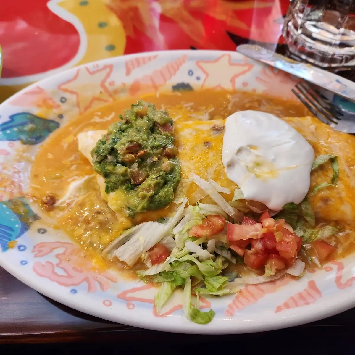 Chicharron and Bean Burrito