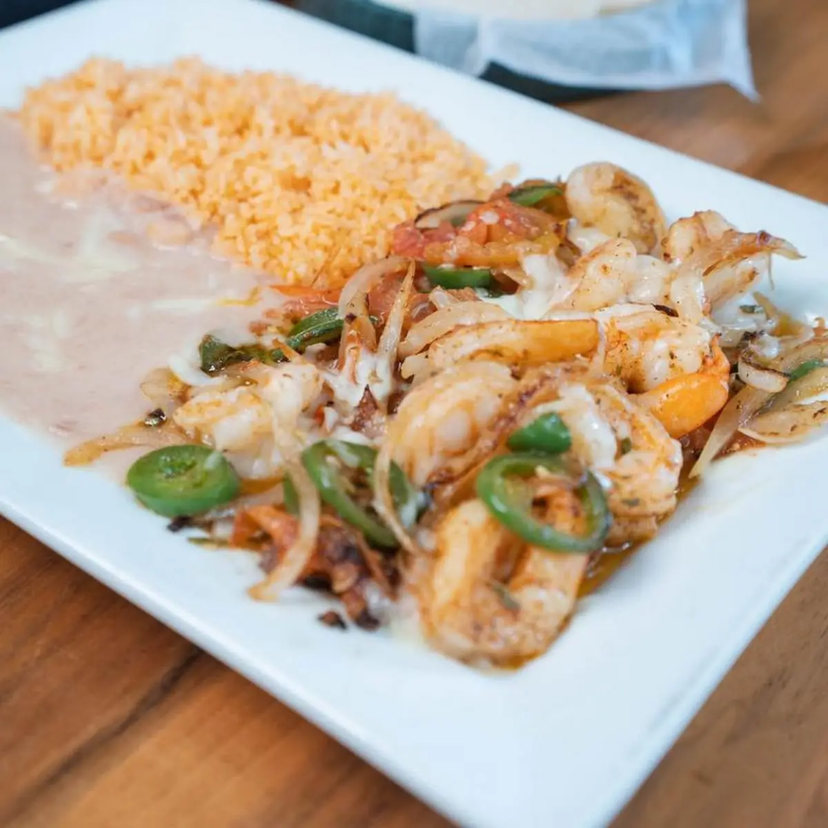 Shrimp Fajitas