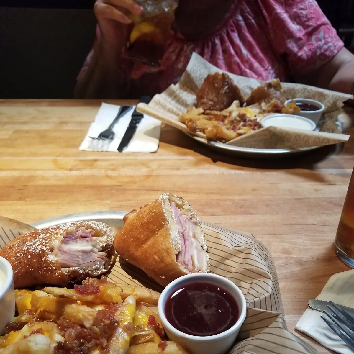 Monte Cristo and Cheese Fries