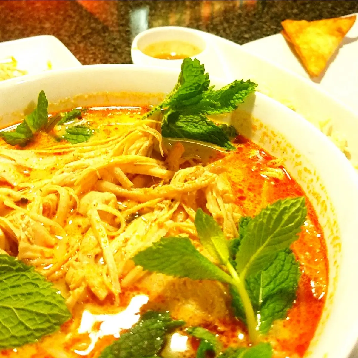 Kow Boon Curry Rice Noodle Soup GF