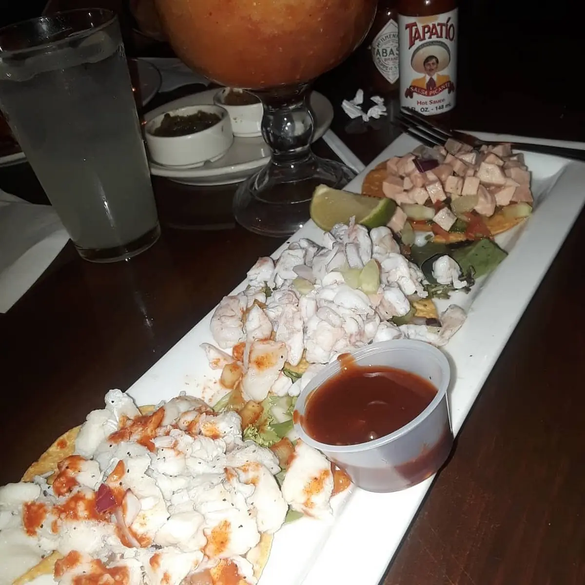 Tostadas De Ceviche Mixto