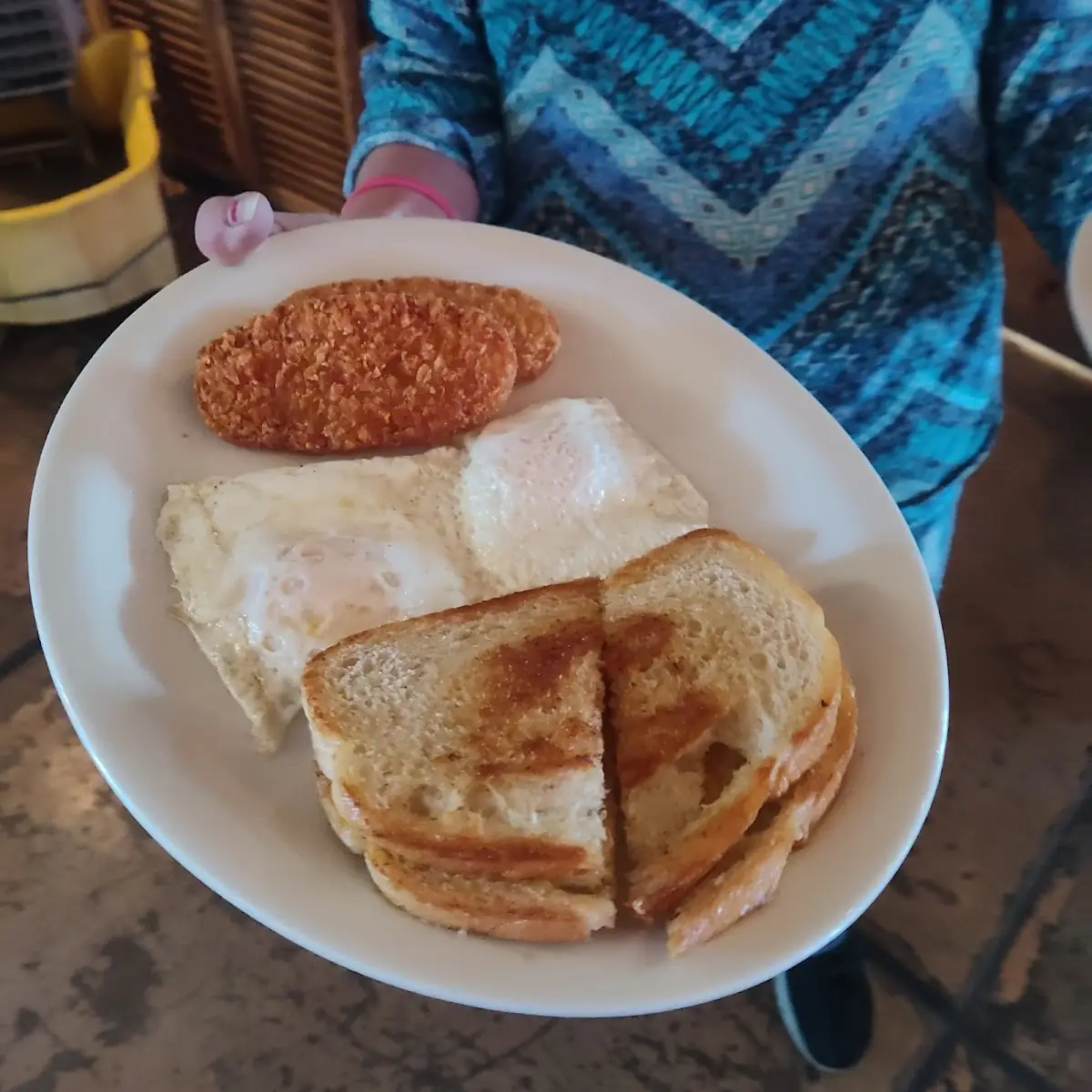 Easy Eggs Sourdough and Hash Browns