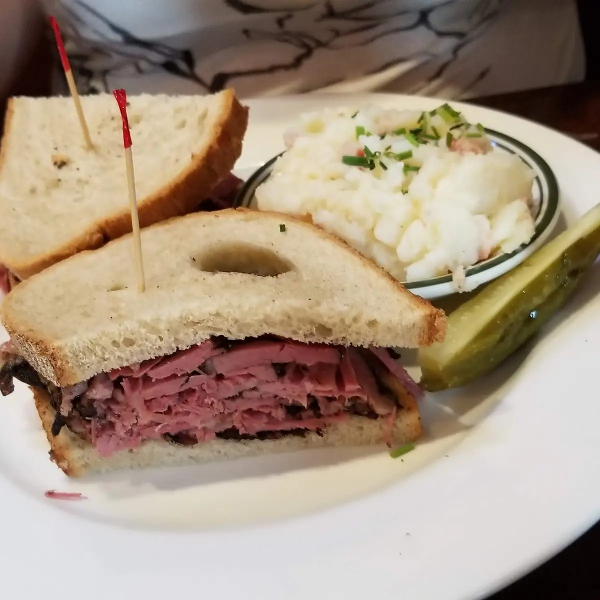 Hot Pastrami Sandwich