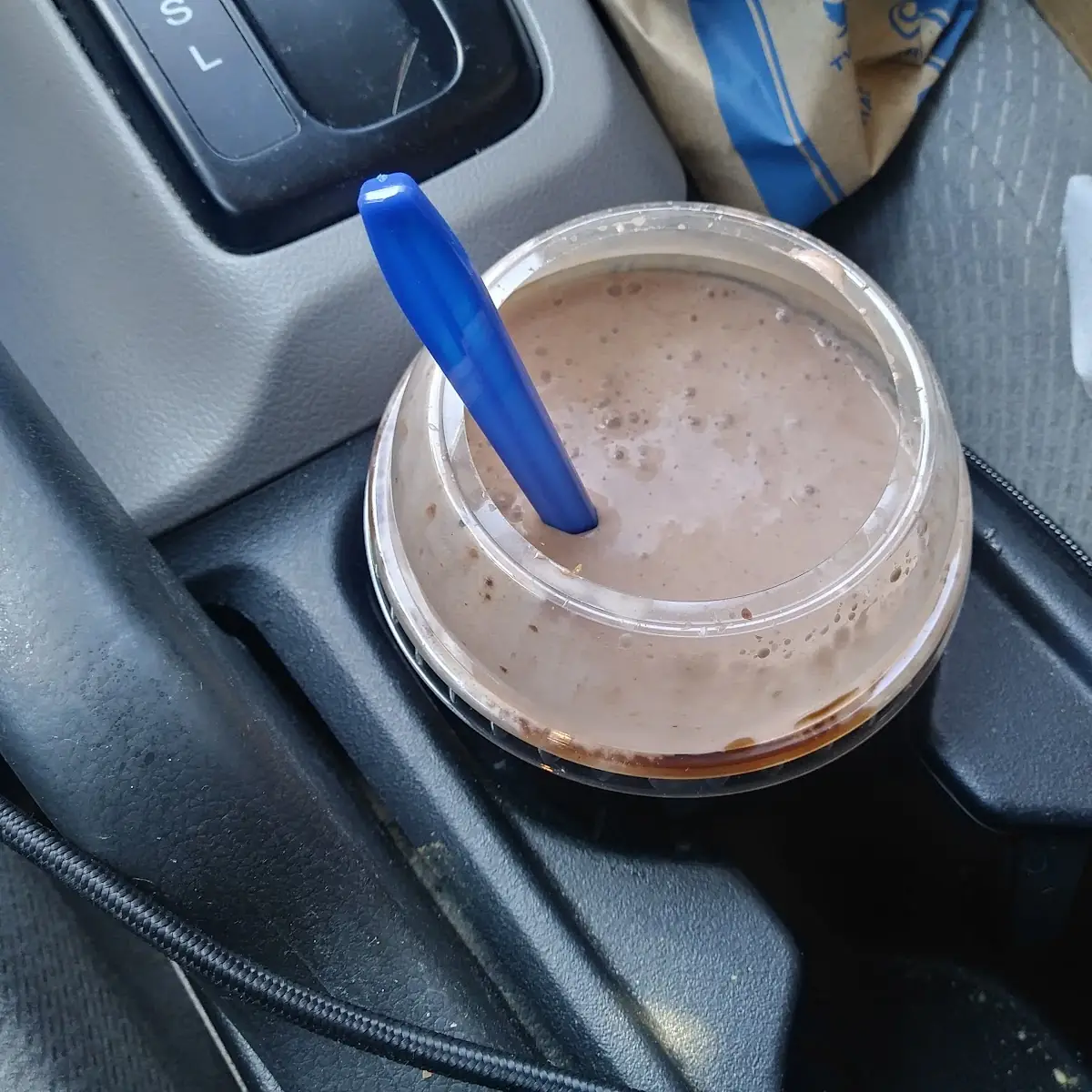 Strawless Melted Triple Chocolate 'Shake'