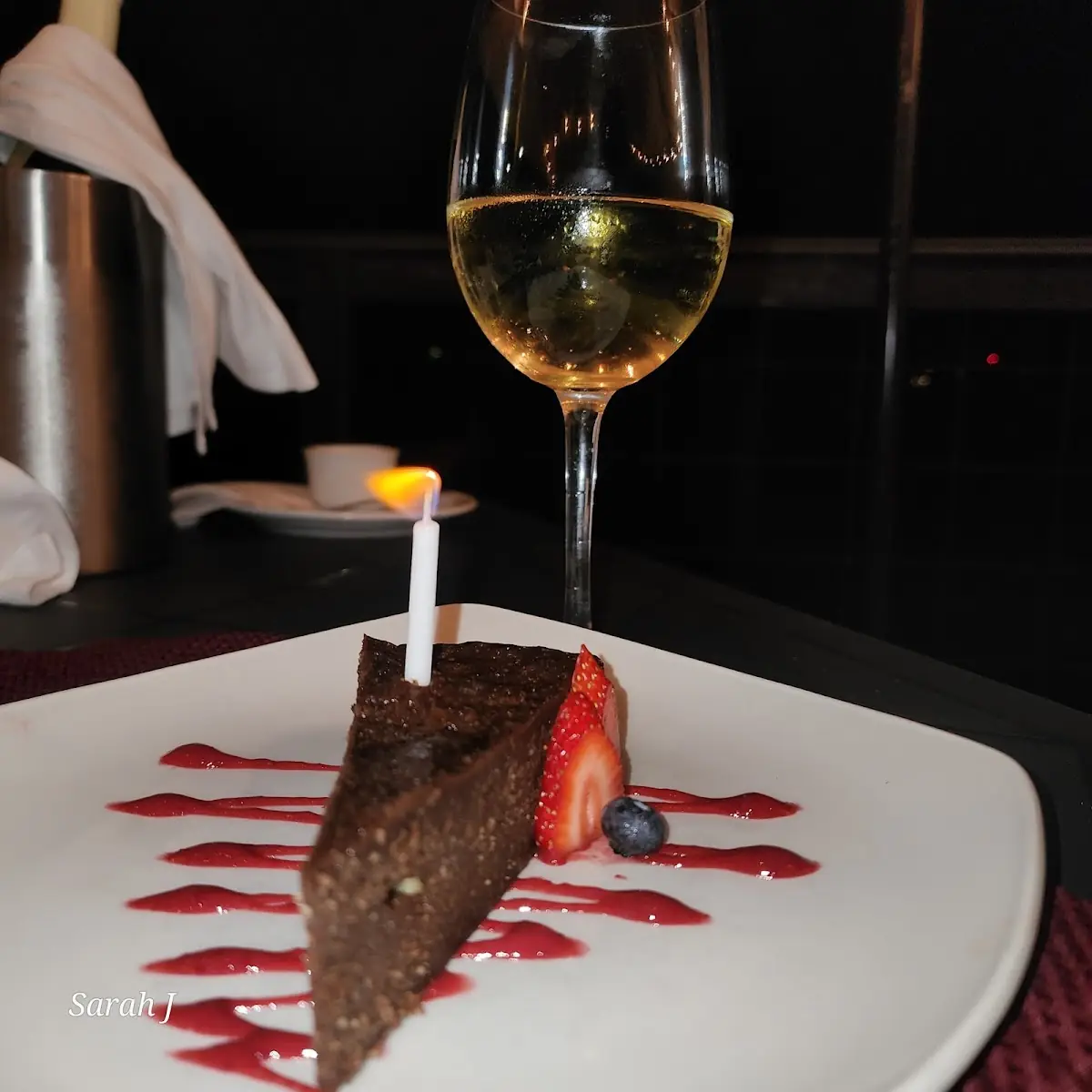 Chocolate Fudge Cheesecake Slice, River Mill Restaurant