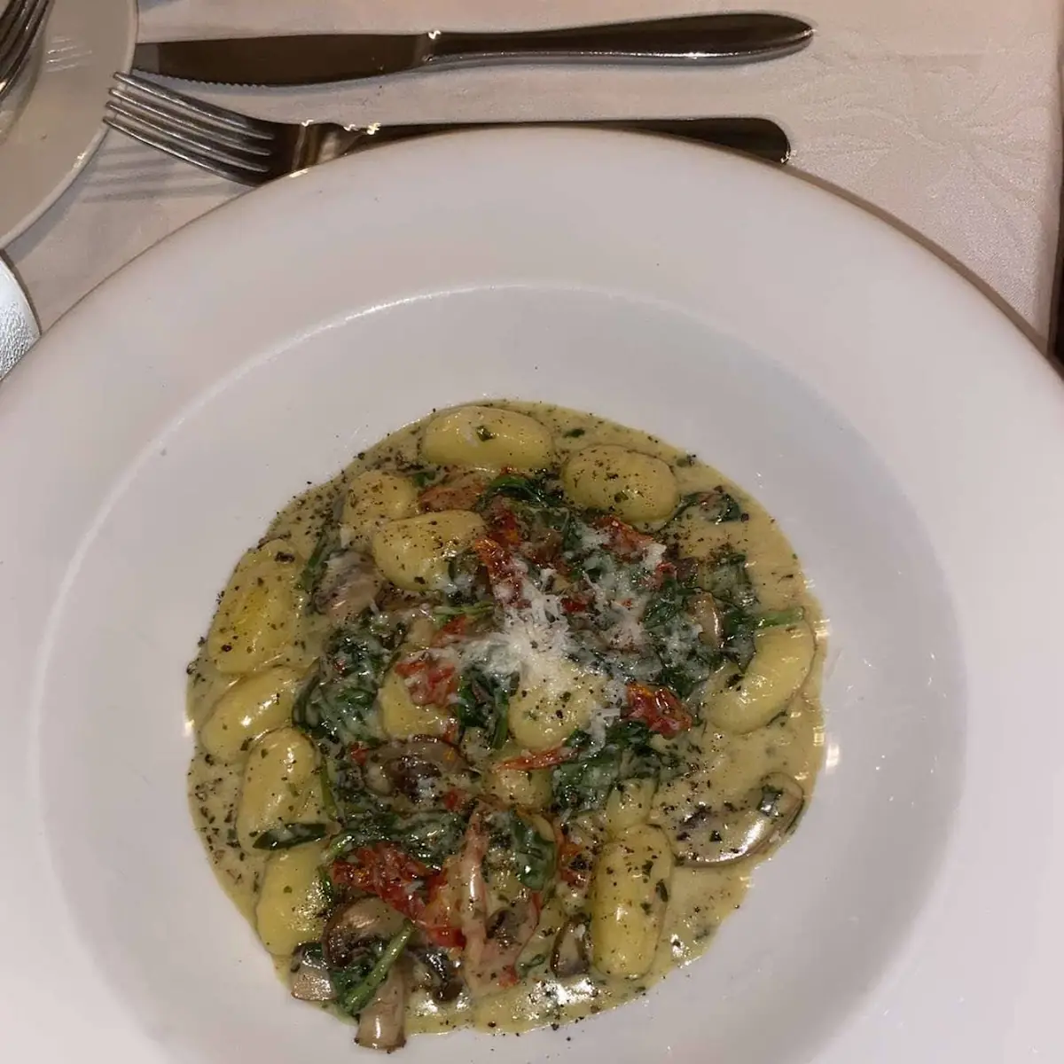 Gnocchi, River Mill Restaurant