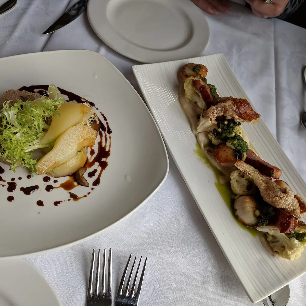 Scallops &Pate, River Mill Restaurant