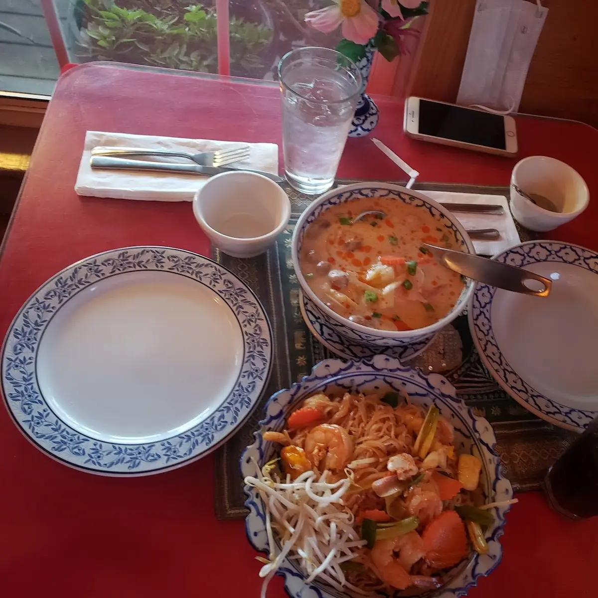 Pad Thai and Coconut Soup