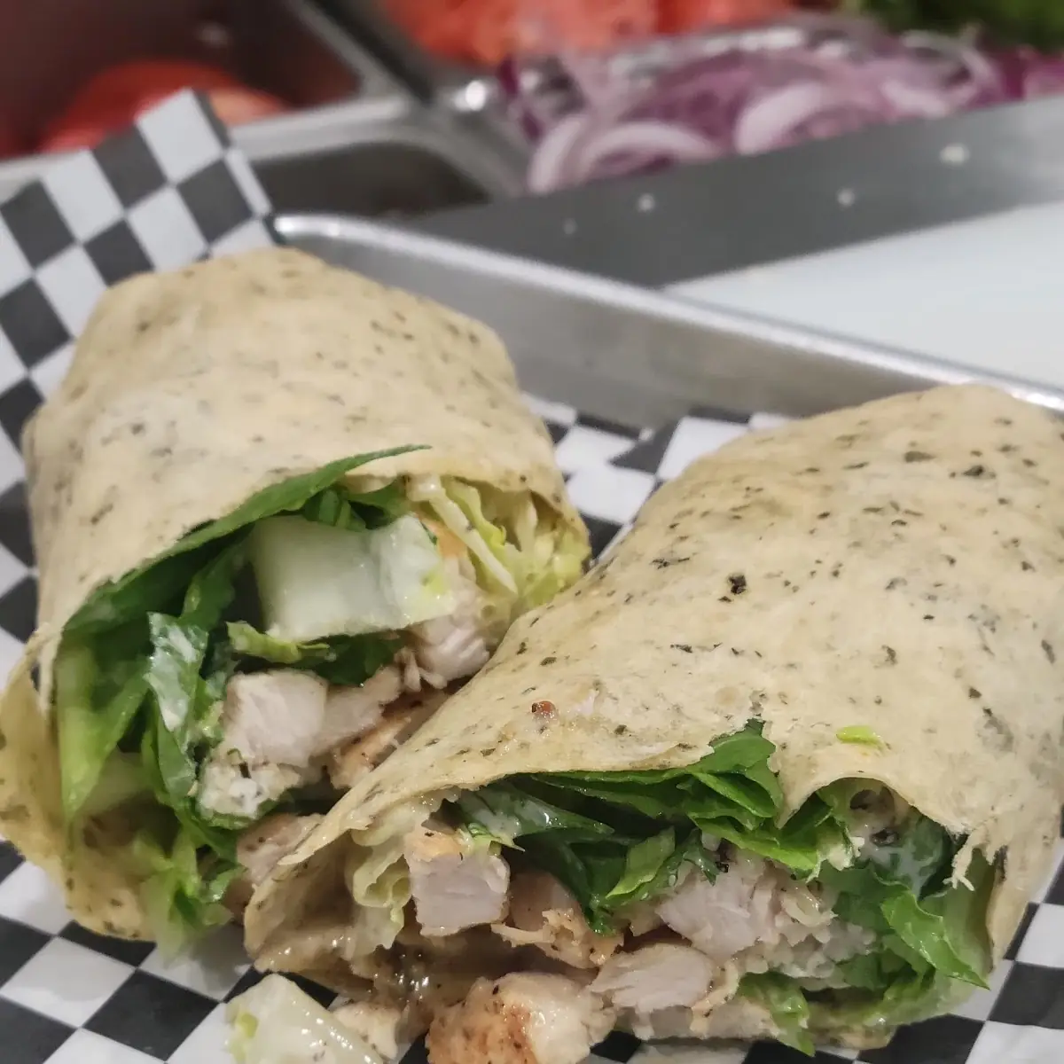 Chicken Wrap with Fries