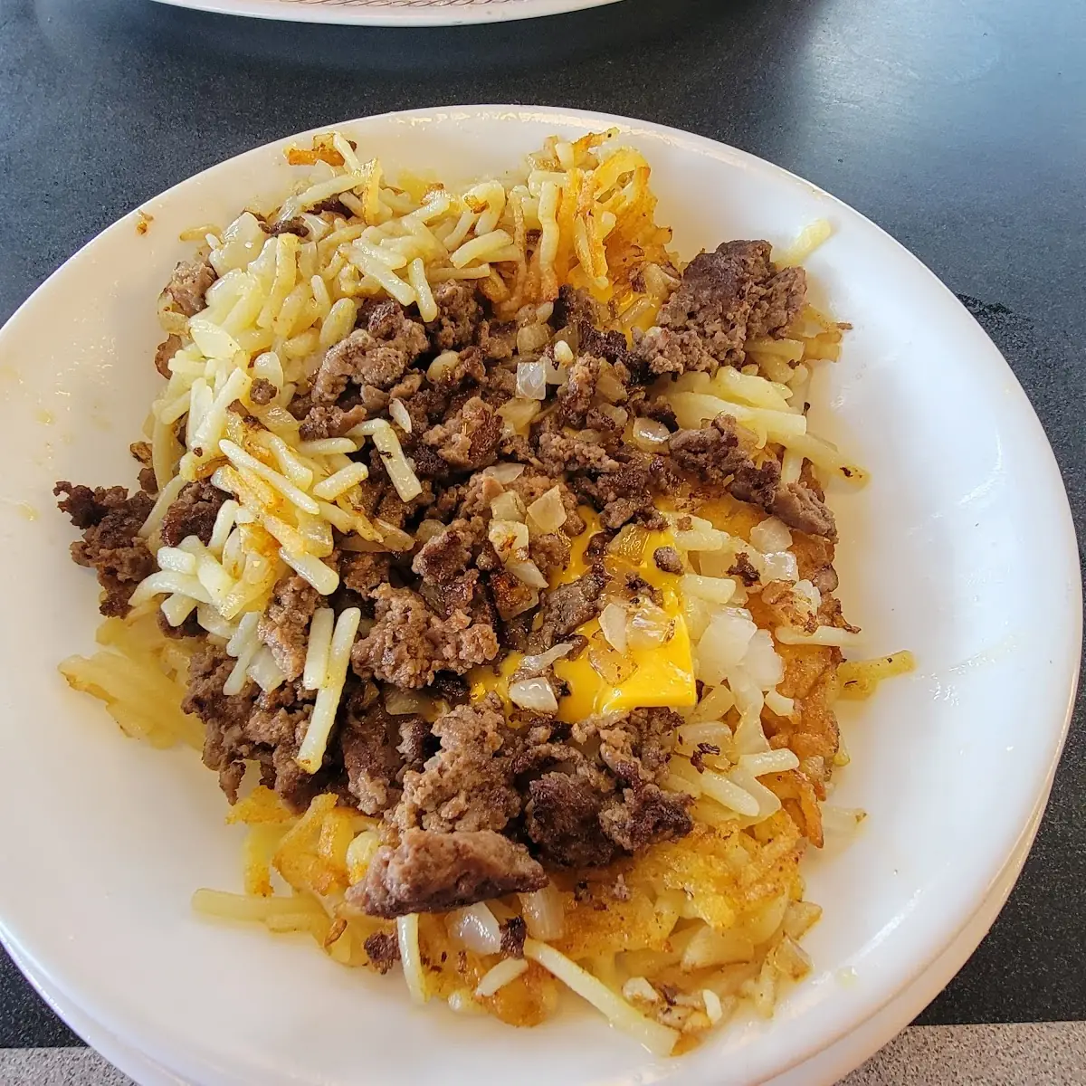 Patty Melt Hashbrown Bowl
