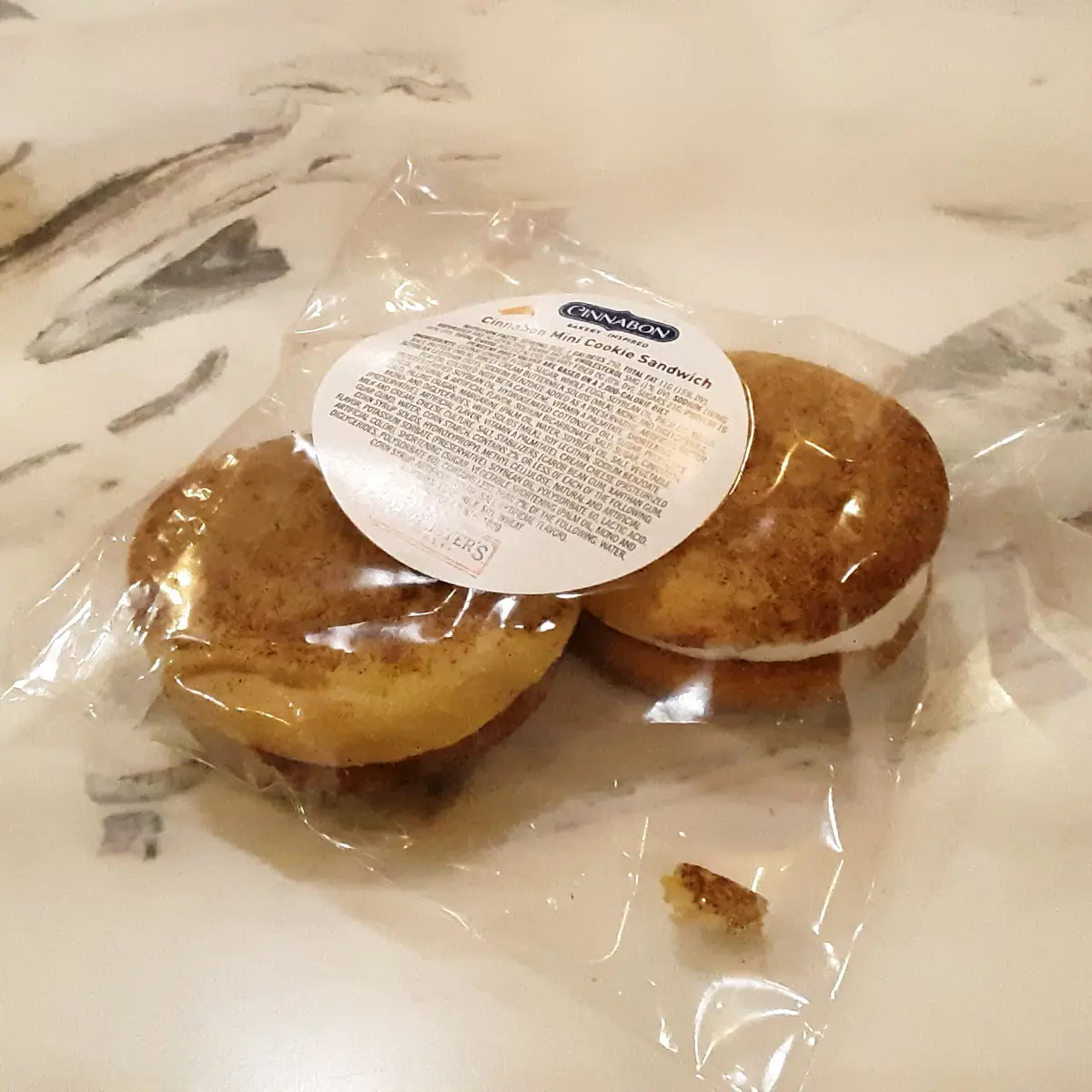 Cinnabon Mini Cookie Sandwiches