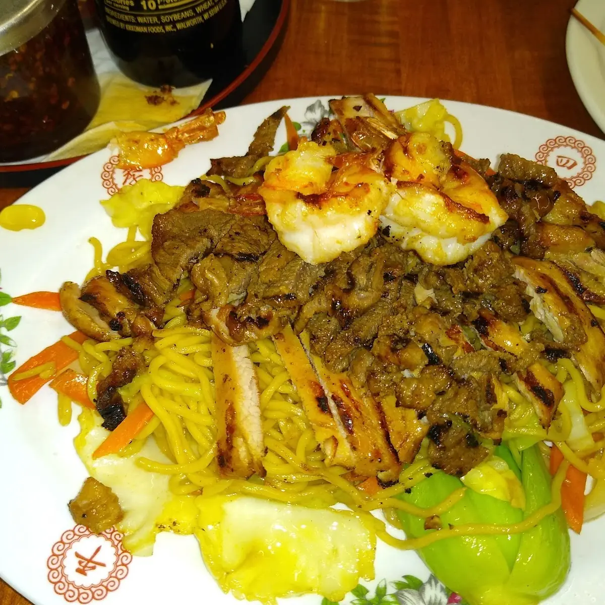 Beef and Shrimp Lo Mein