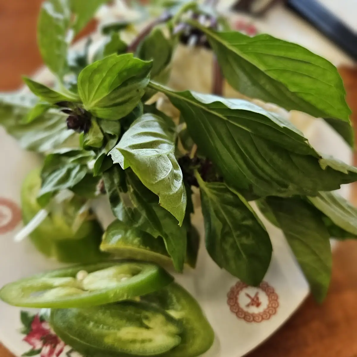 Thai Basil & Jalapeños