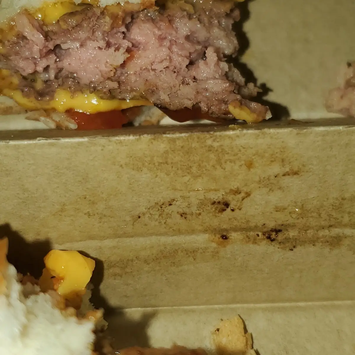 Qtr Pounder not Cooked All the Way