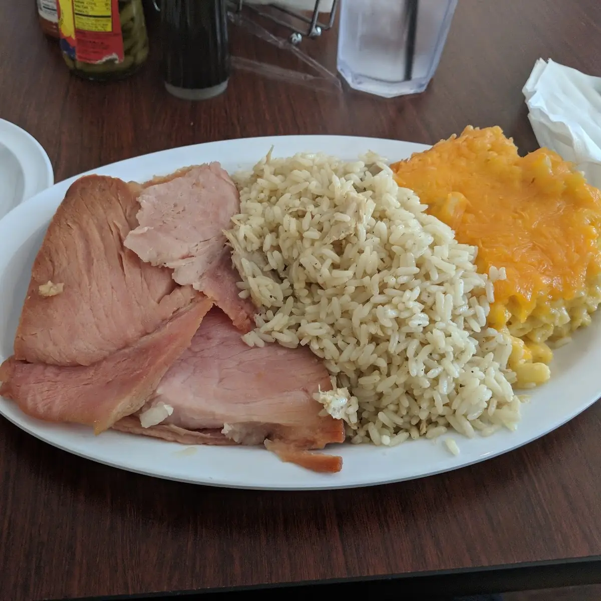 Ham Rice & Mac and Cheese