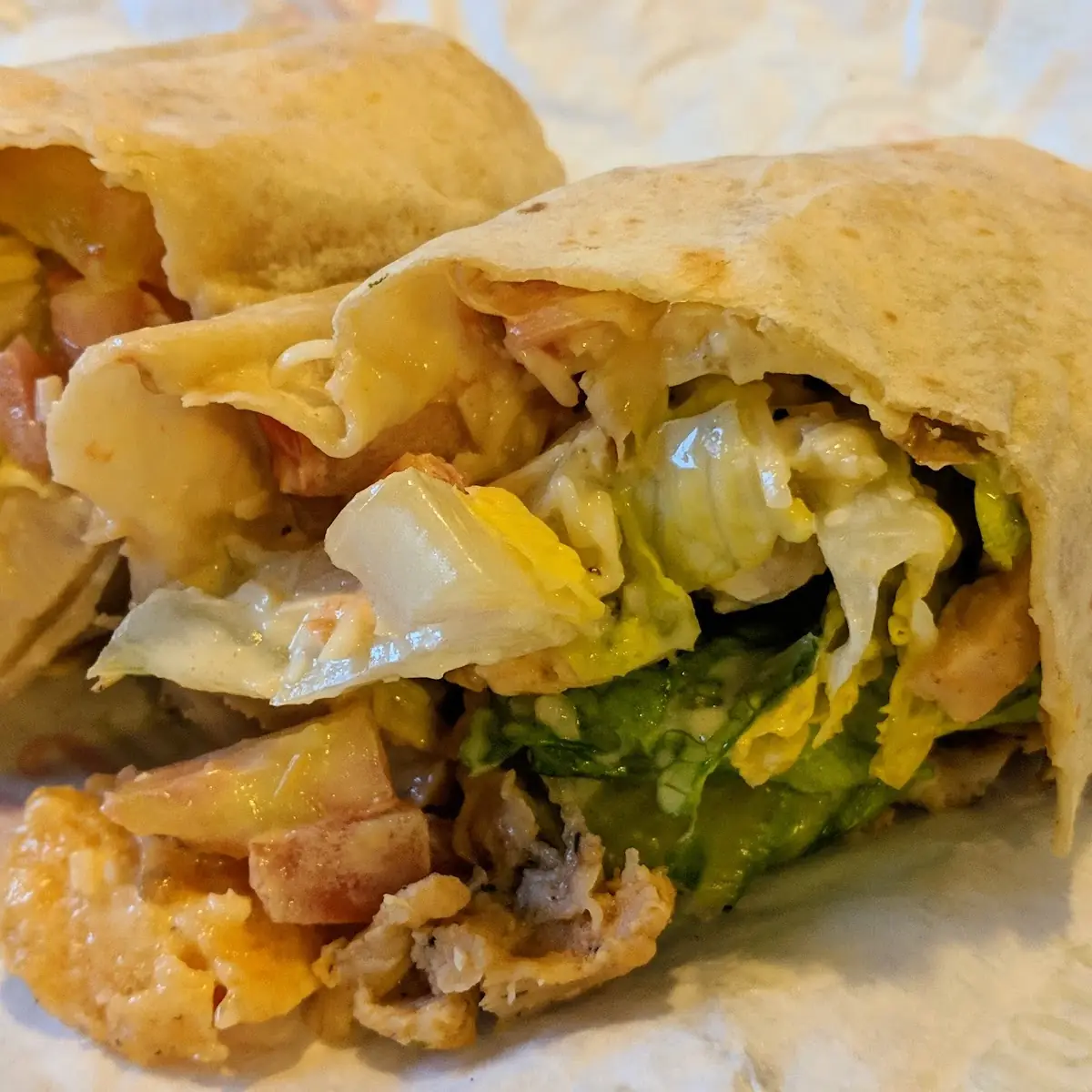 Supergreen Chicken Caesar Wrap