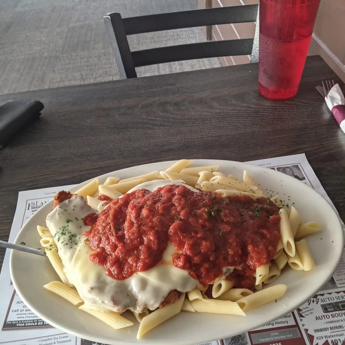 Chicken Parmigiana