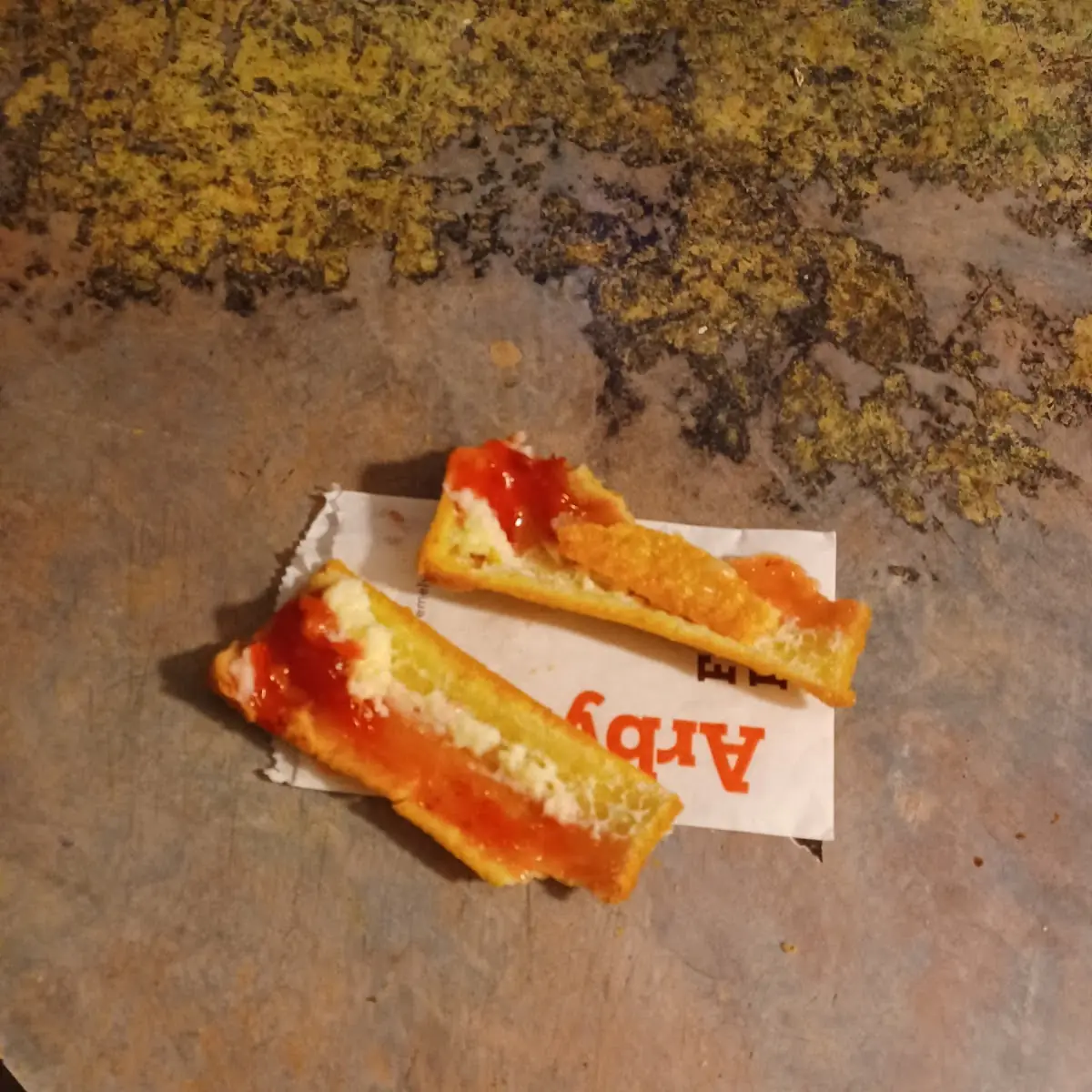 Fried Strawberry Cream Cheese Desert