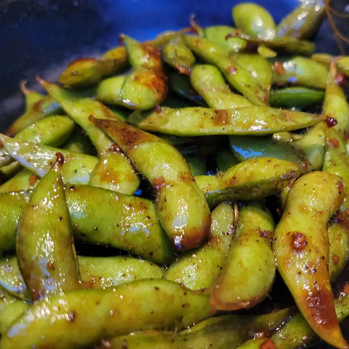 Garlic Edamame