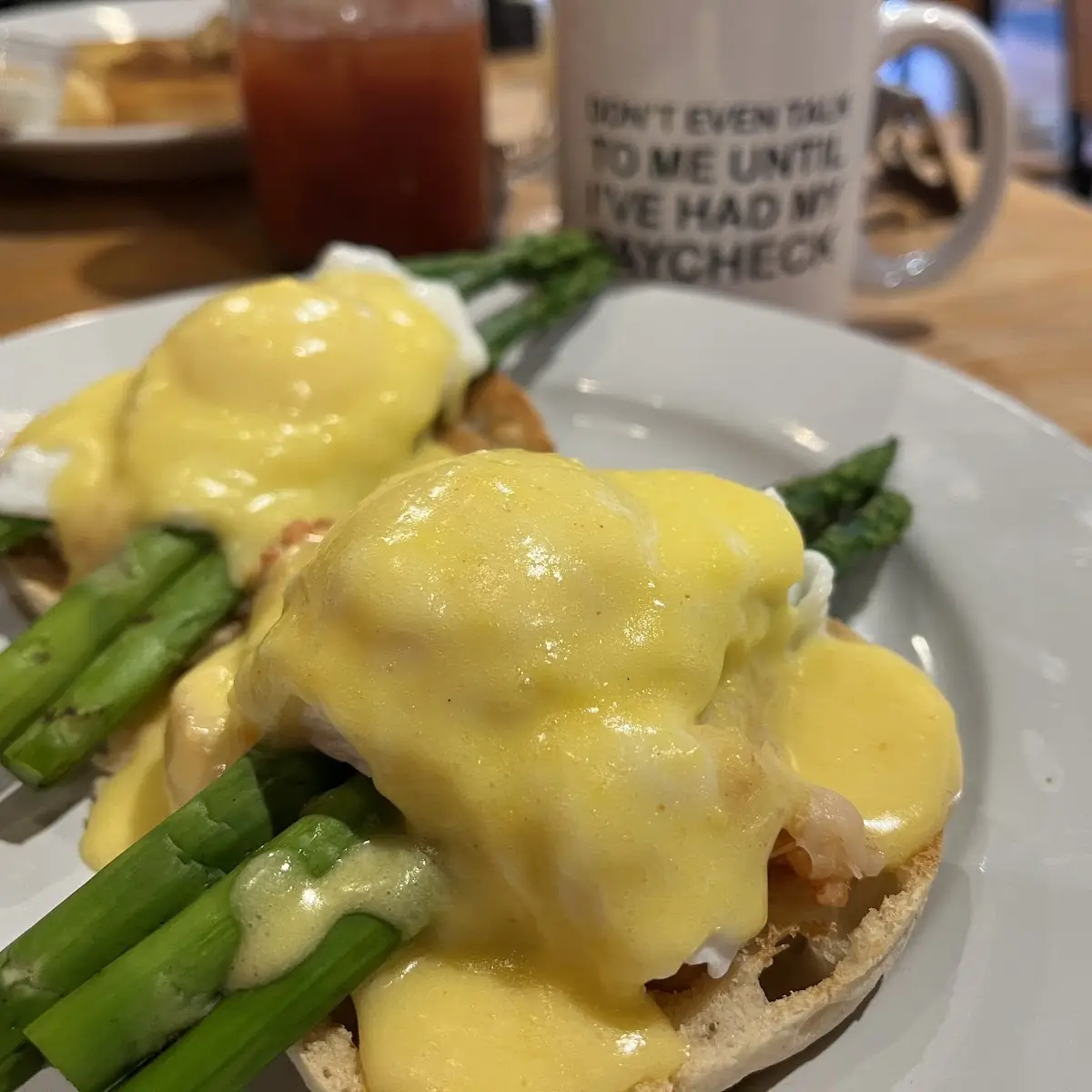 Lobster and Asparagus Benedict