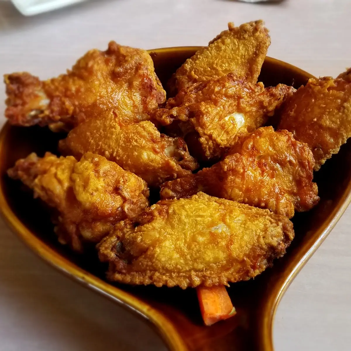 Golden Fried Chicken Wings