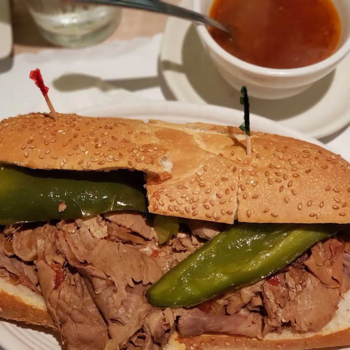Italian Style Roast Beef Sandwich