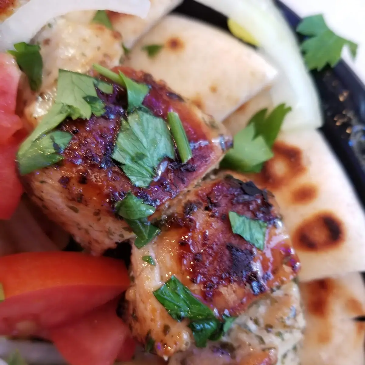 Chicken Souvlaki Platter
