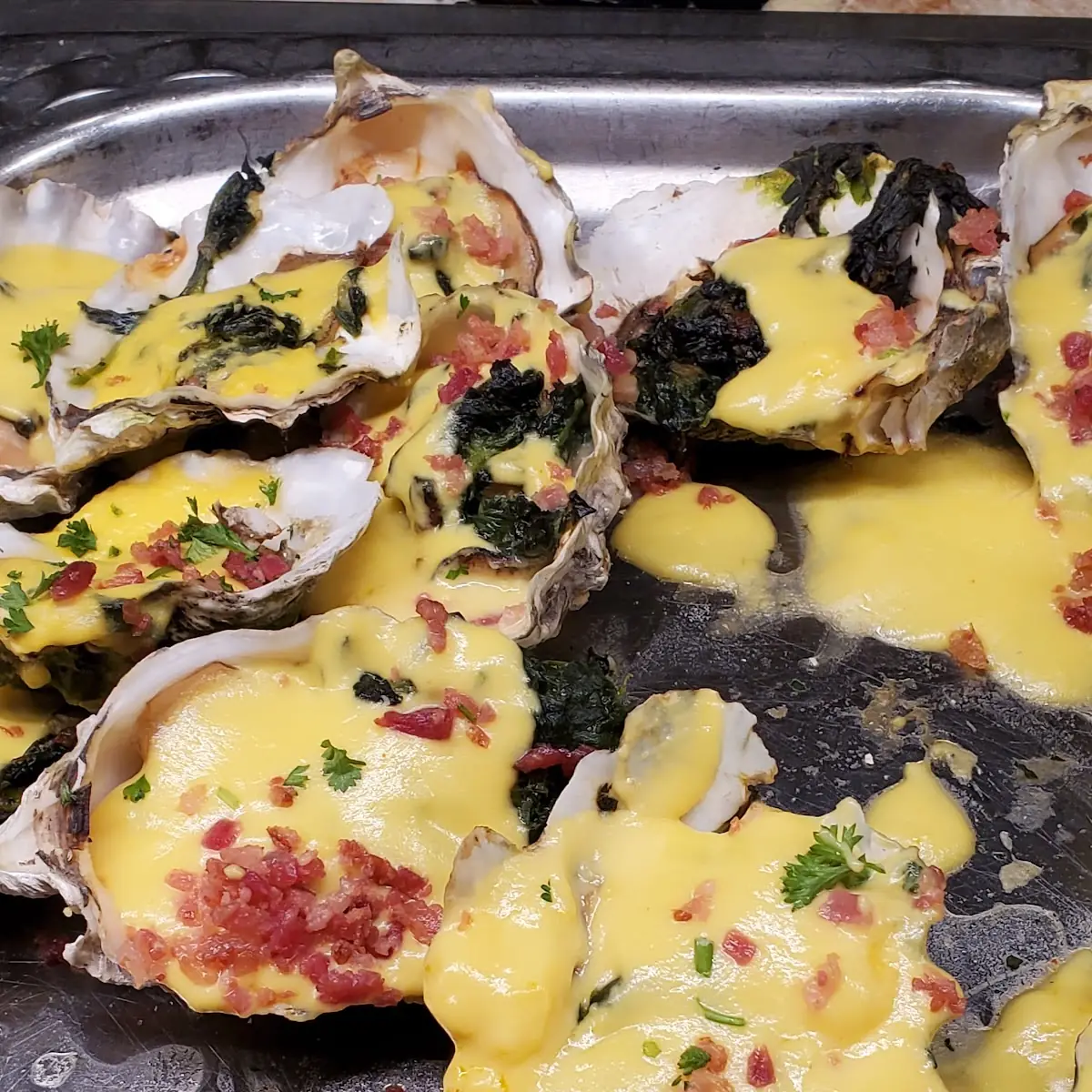 Oysters Rockefeller