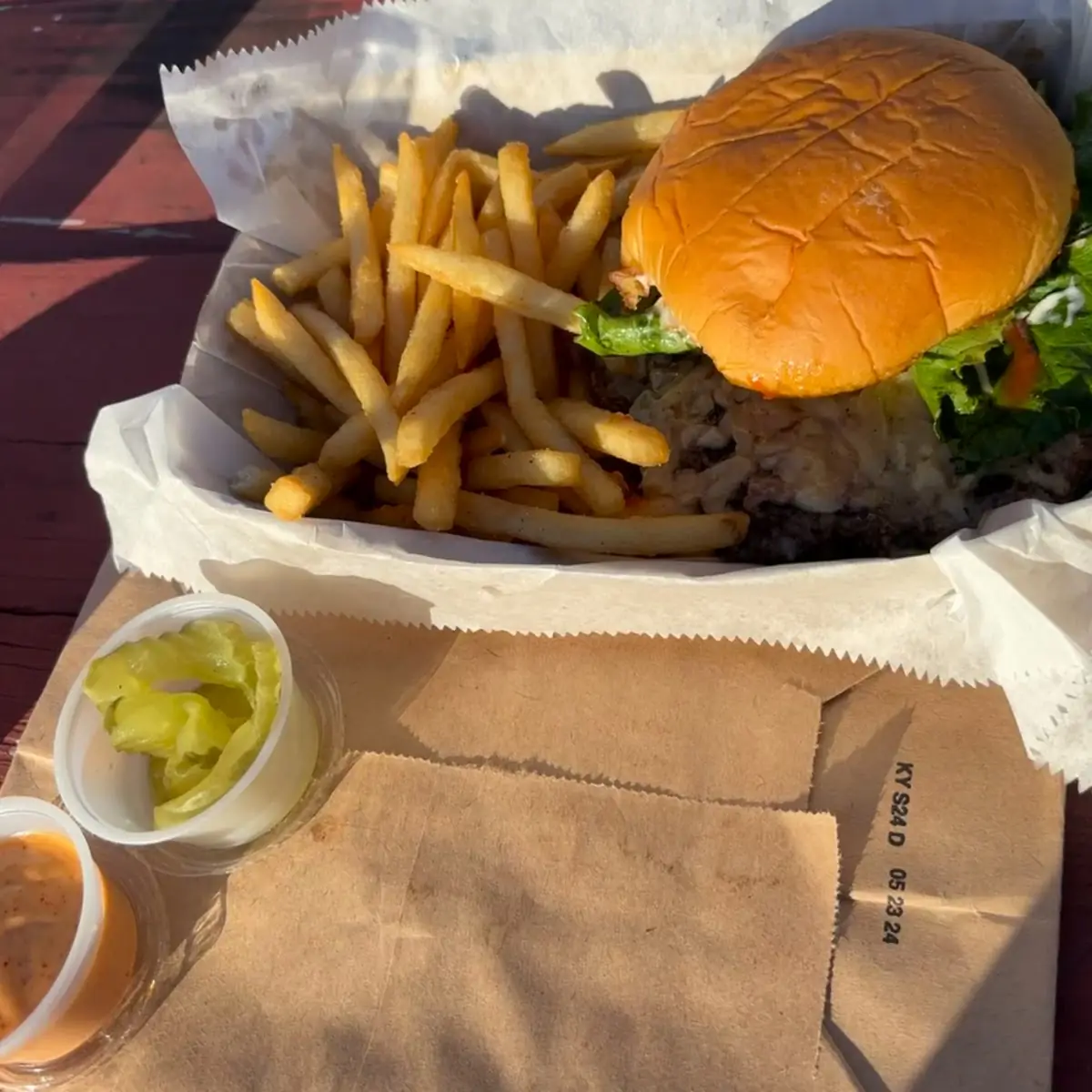 Waygu Bacon Cheeseburger