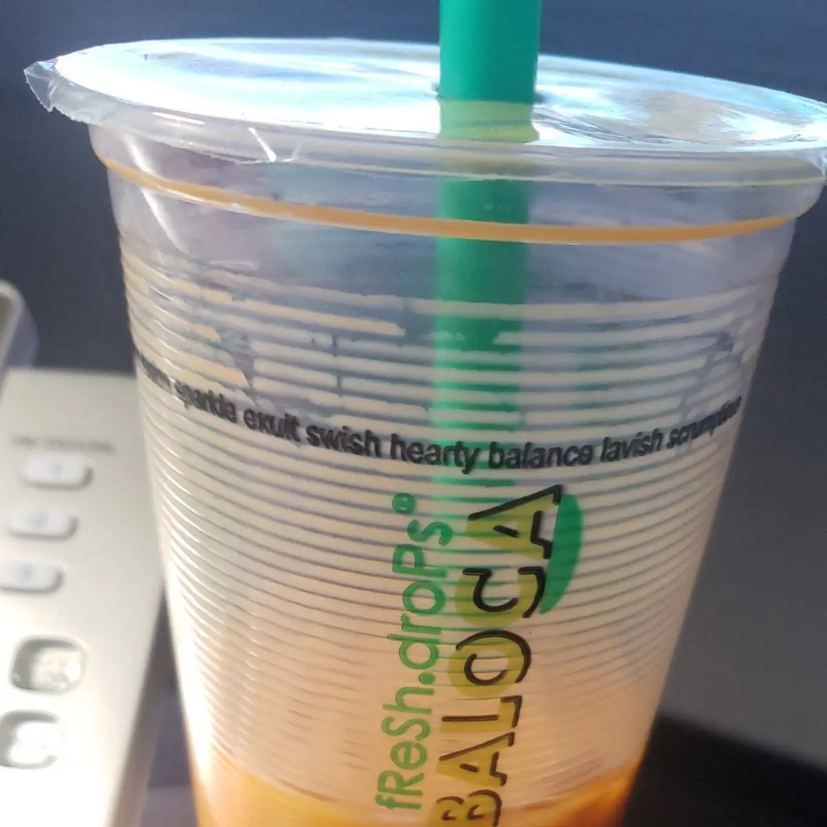 Thai Tea with Boba