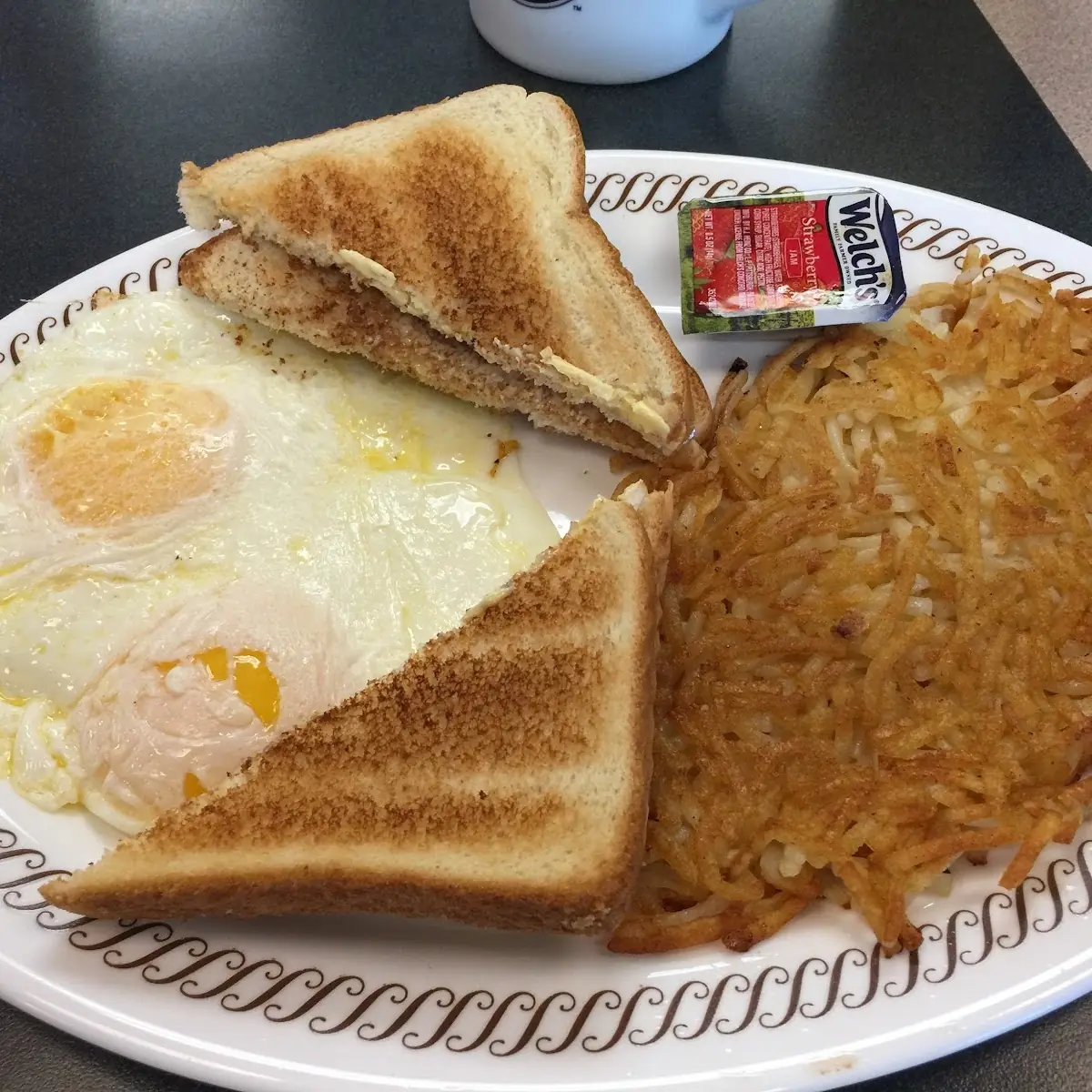 Texas Breakfast Melt with Hashbrowns