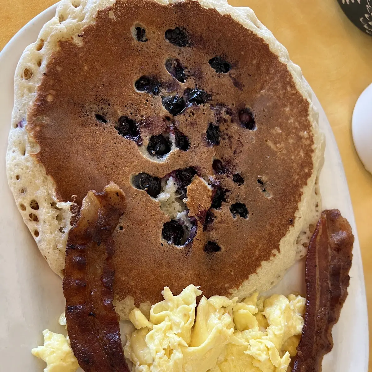 Silver Dollar Pancakes with Bacon