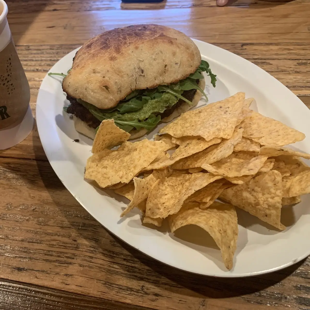 Black Bean Patty Sandwich