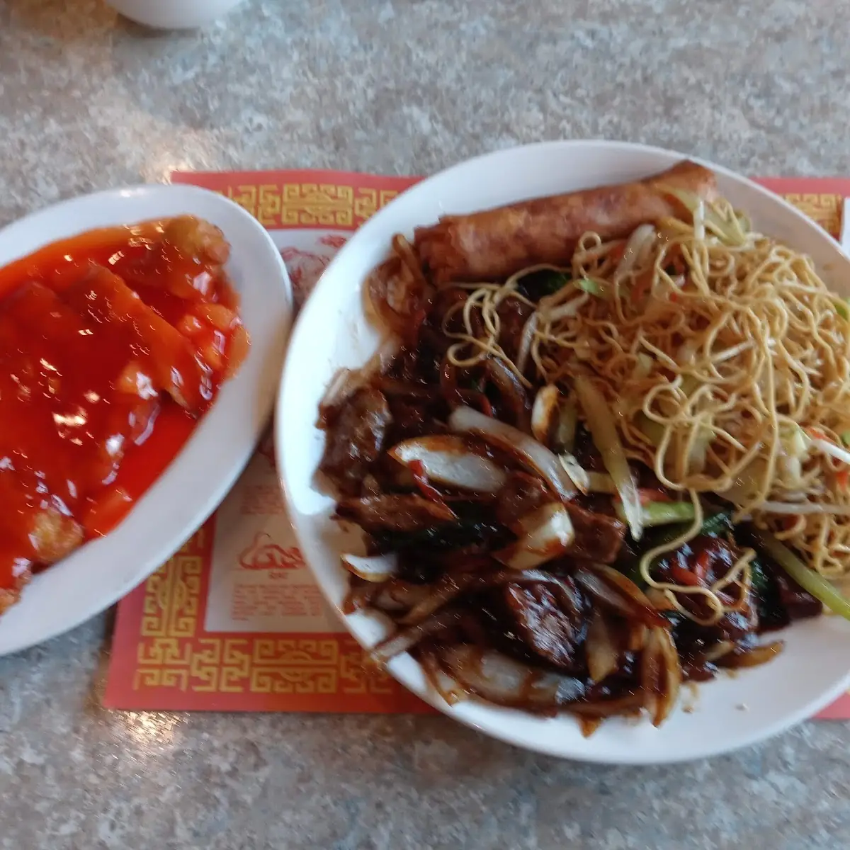 Mongolian Beef with Vegetable Lo Mein
