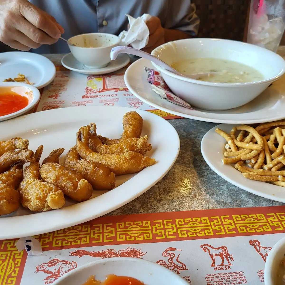 Shrimp with Chicken Broccoli Soup