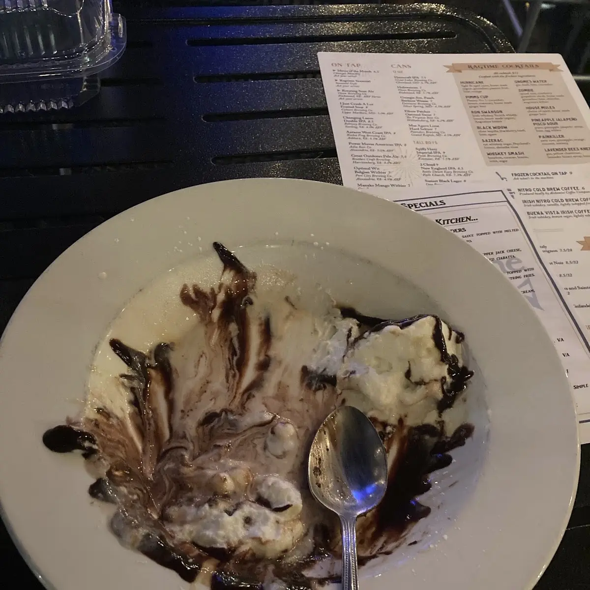 Chocolate Brownie Sundae