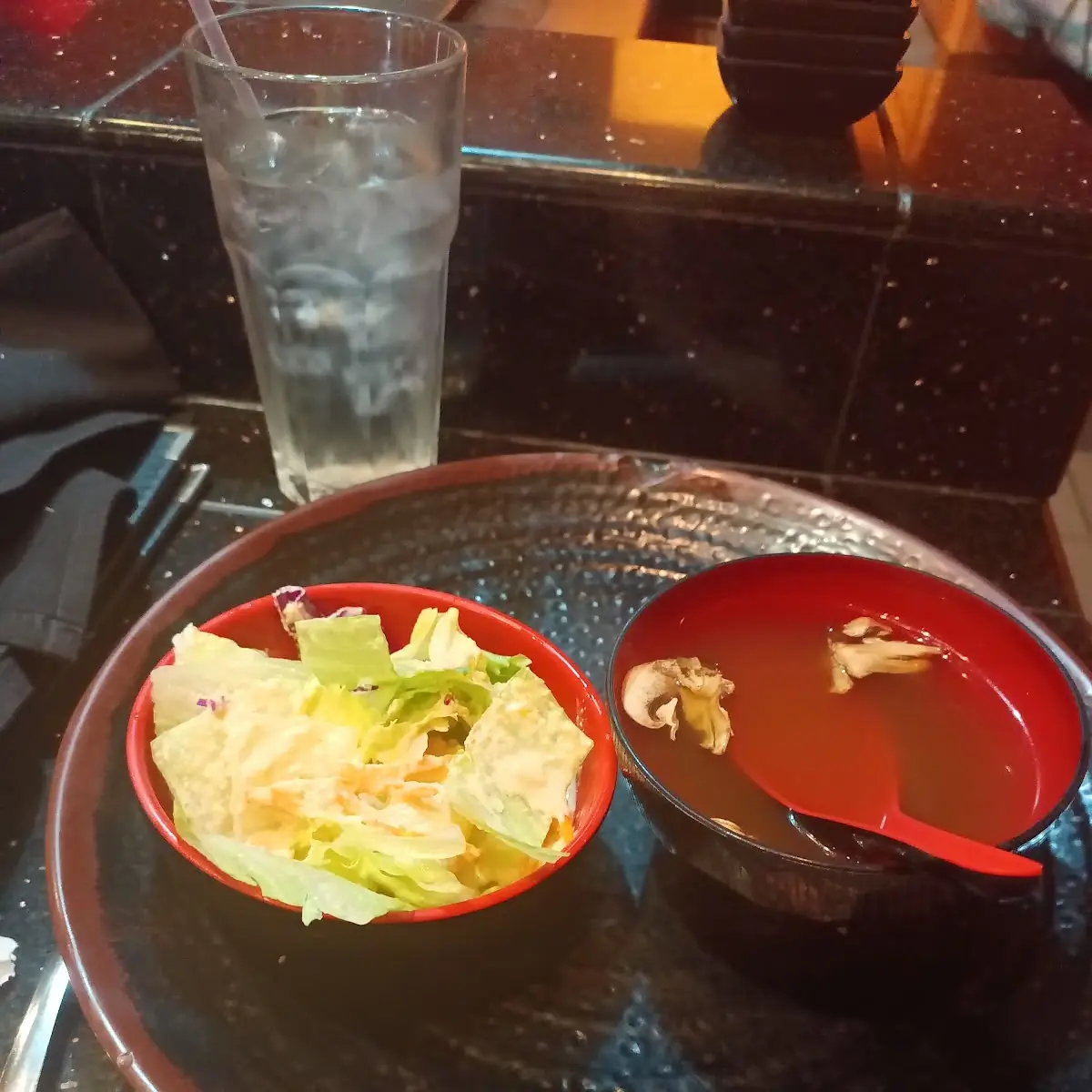 Salad and Miso Soup