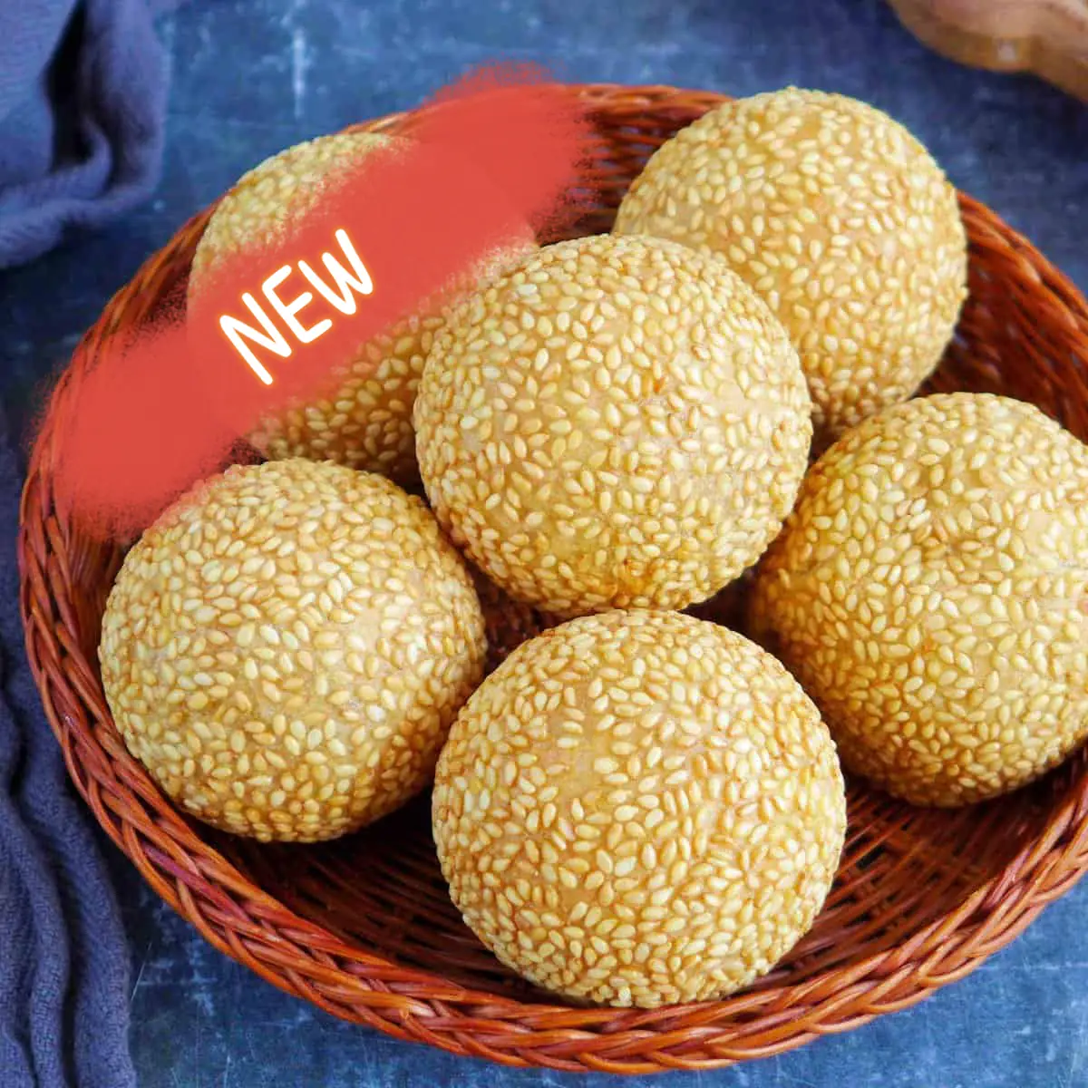 Red Bean Sesame Balls 6