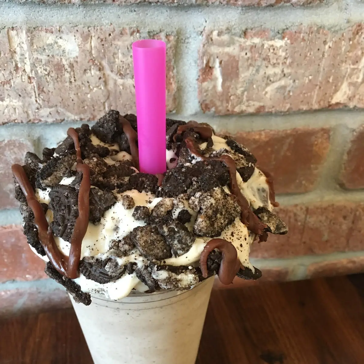 Peanut Butter Oreo Donut Milkshake
