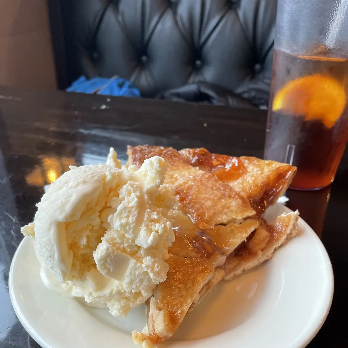Apple Pie with Ice Cream