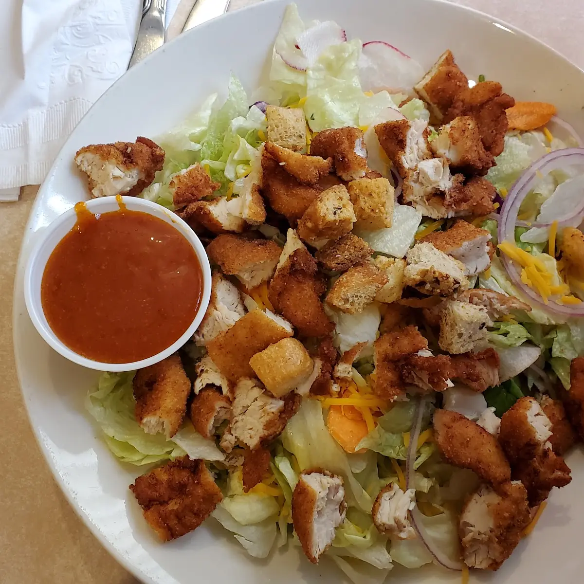 Crispy Chicken Salad