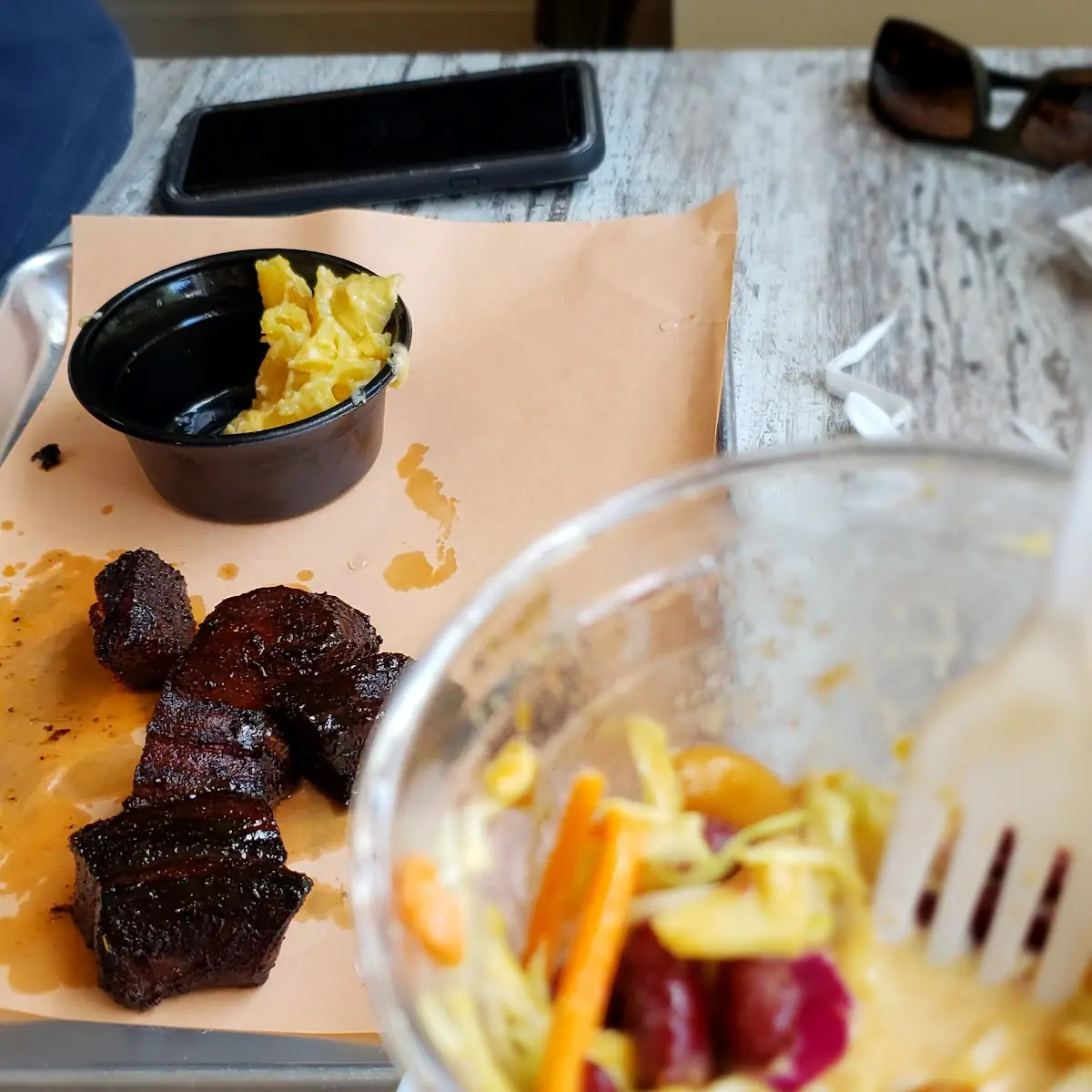 Pork Belly Burnt Ends and BBQ Sundae