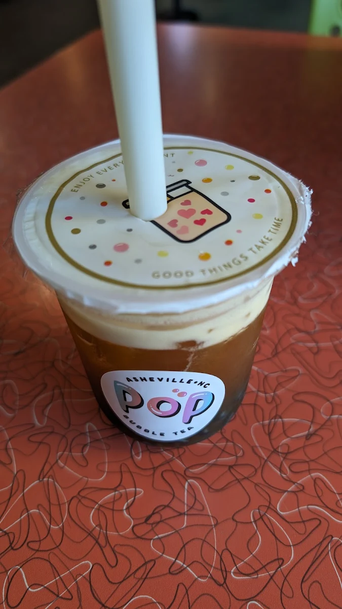 Small Mango Black Tea with Blueberry Topping
