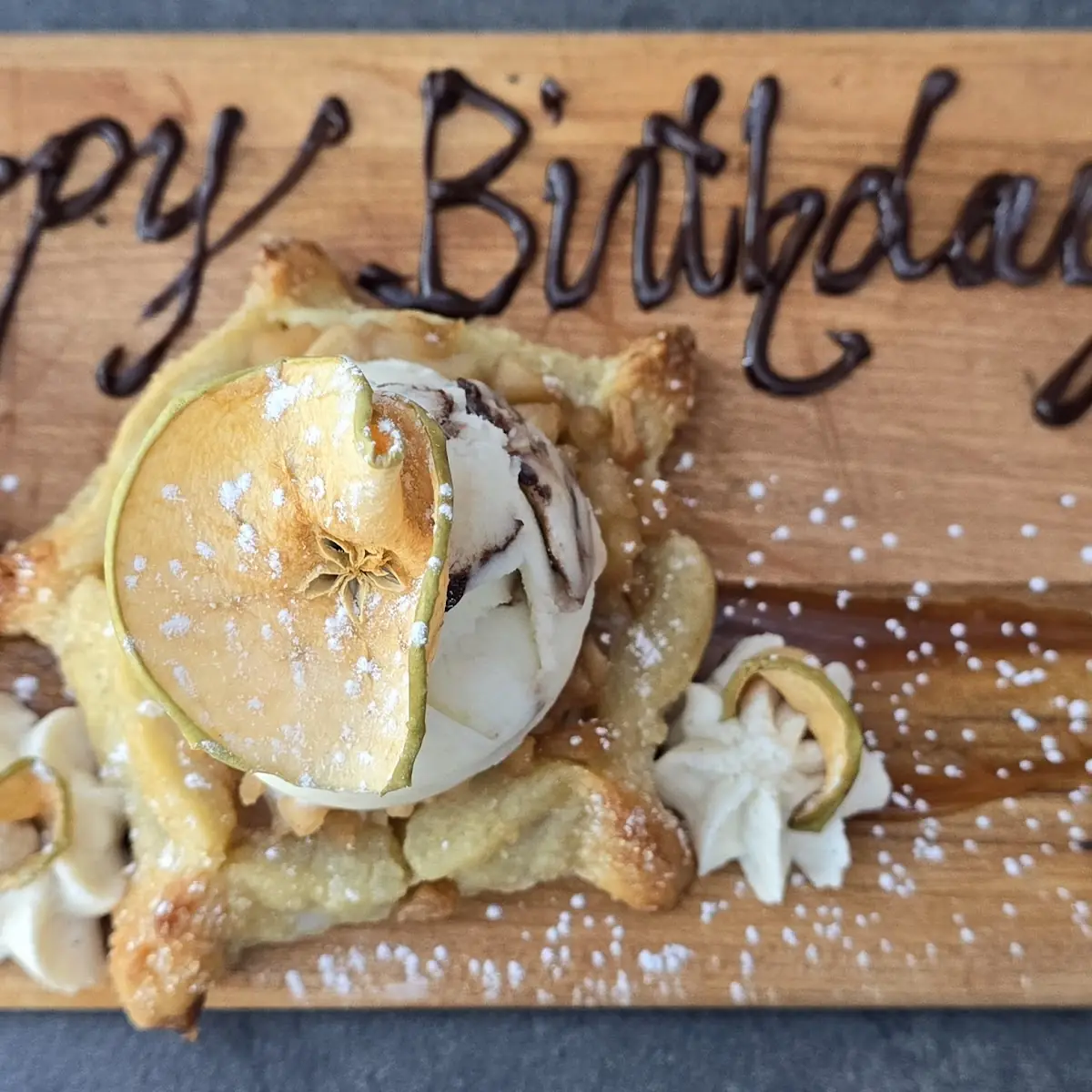 Apple Pie Birthday Cake