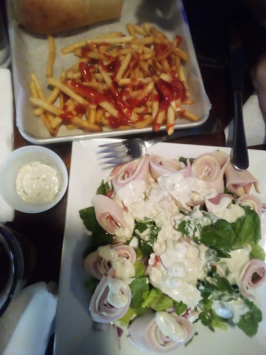 Chefs Salad with Blue Cheese Dressing