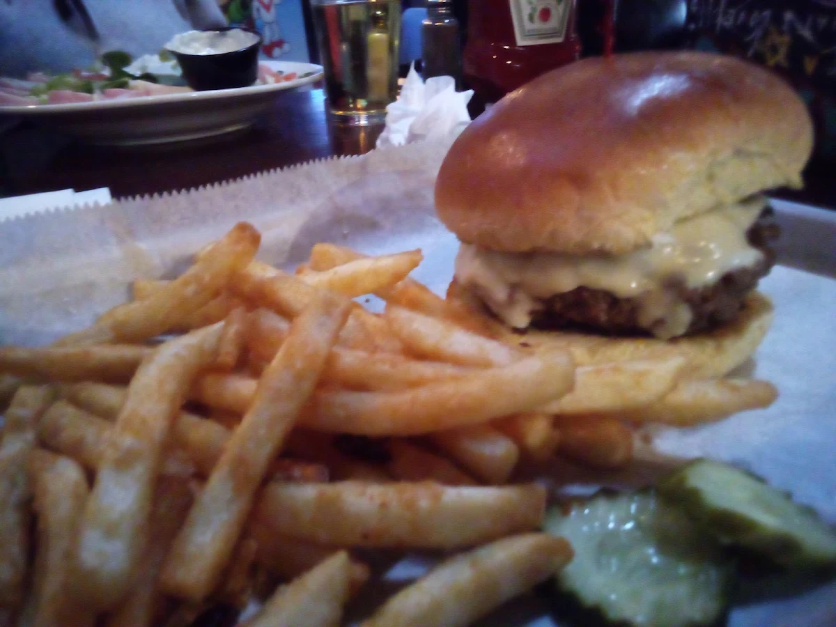 Fries and Cheese Burger