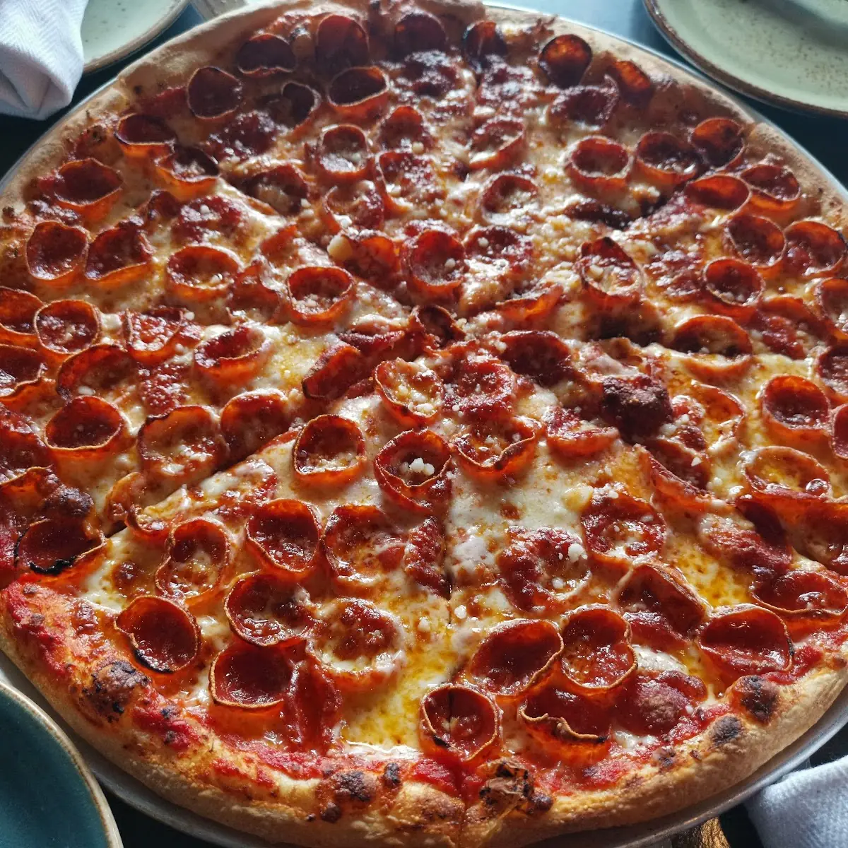 Large Pepperoni Pizza with Thin Crust