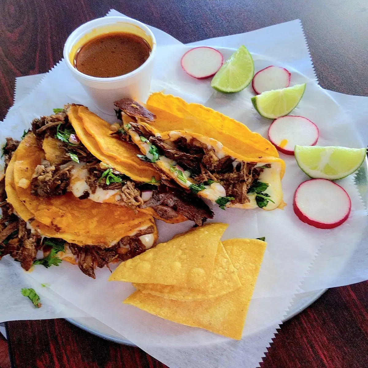 3 Birria Tacos