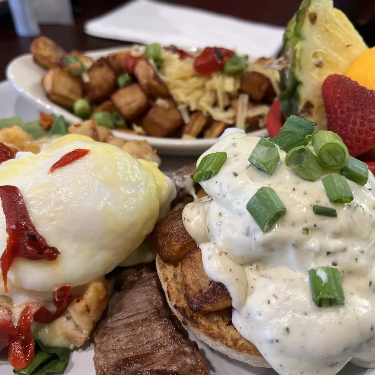 Surf and Turf Eggs Benedict