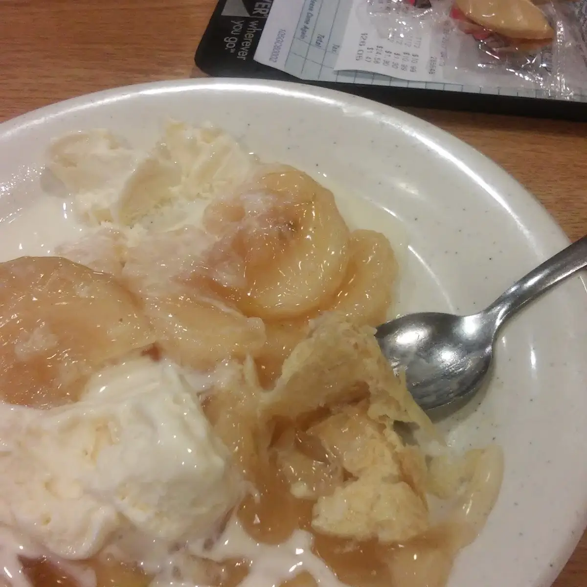 Apple Cobbler & Vanilla Ice Cream